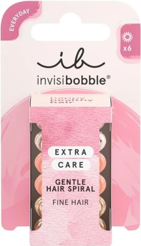 Invisibobble Extra Care Delicate Duties: 6 Elastici per Capelli Fragili