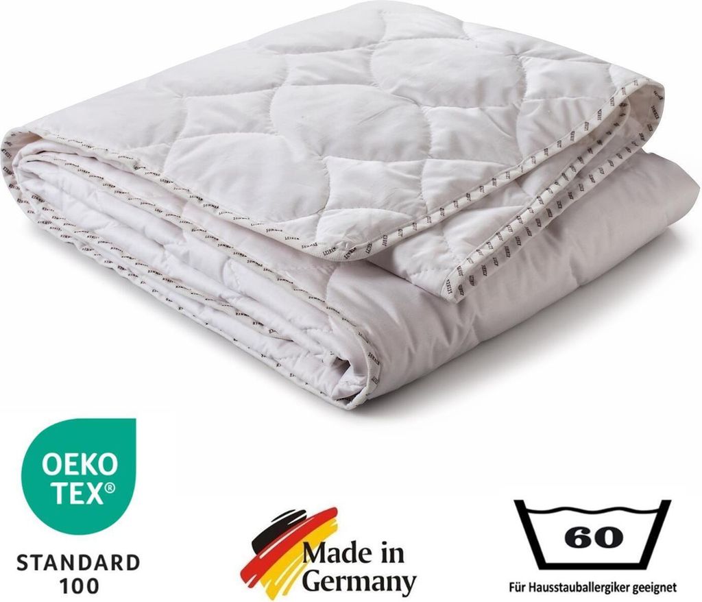 Sommerdecke Leinen Sommer Bettdecke Sommerbett 200x200 60° Allergiker