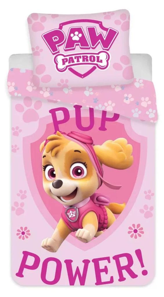 Paw Patrol Baby set de linge de lit "Pup Power" en rose 100 Image du produit 