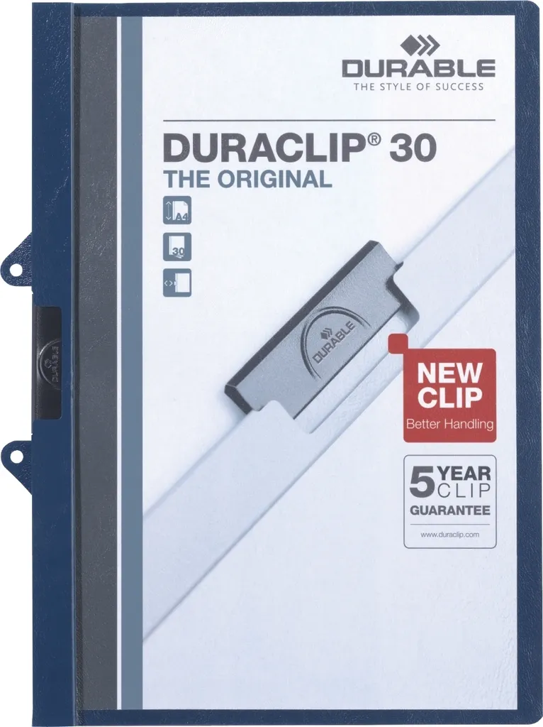Dossier à pince A4 bleu marine EASY FILE 30 pour rapports de bureau