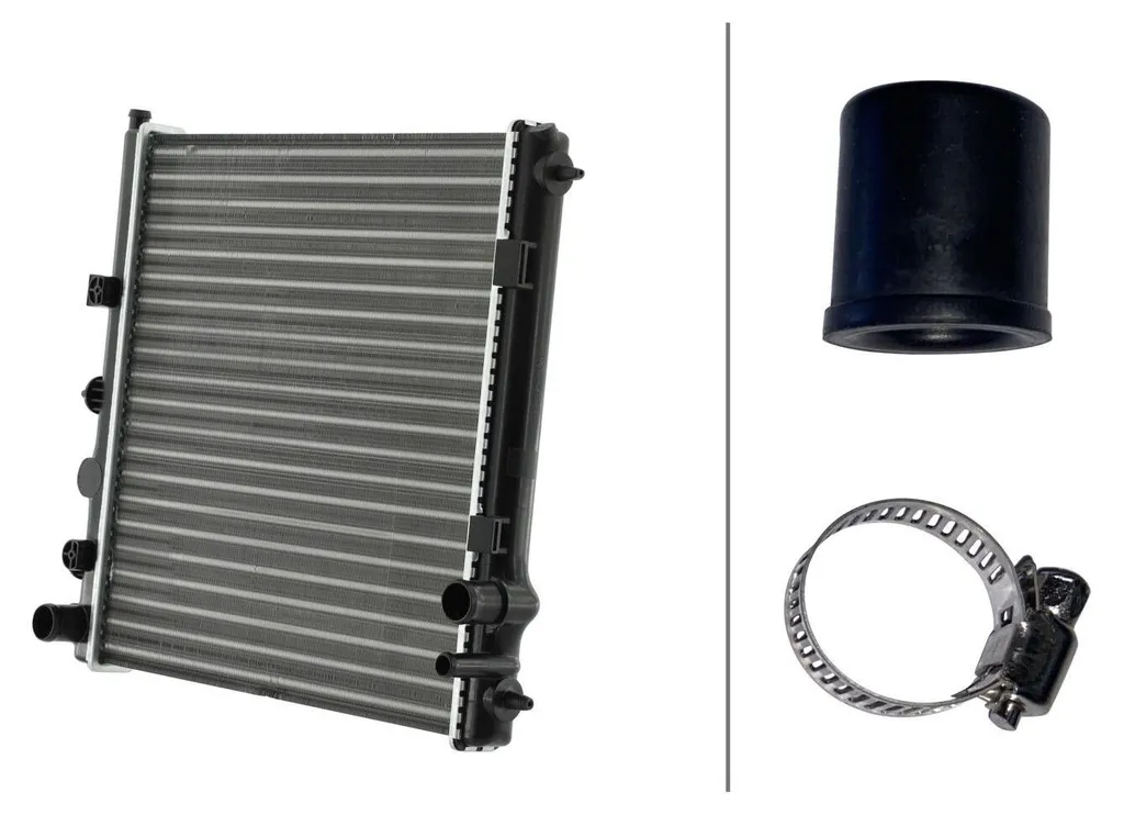 Radiateur de refroidissement pour CITROËN C3 - Pièce HELLA 398x380
