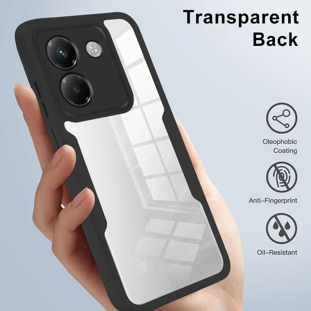 Custodia Clear View per Xiaomi Poco F5 Pro, copertina con