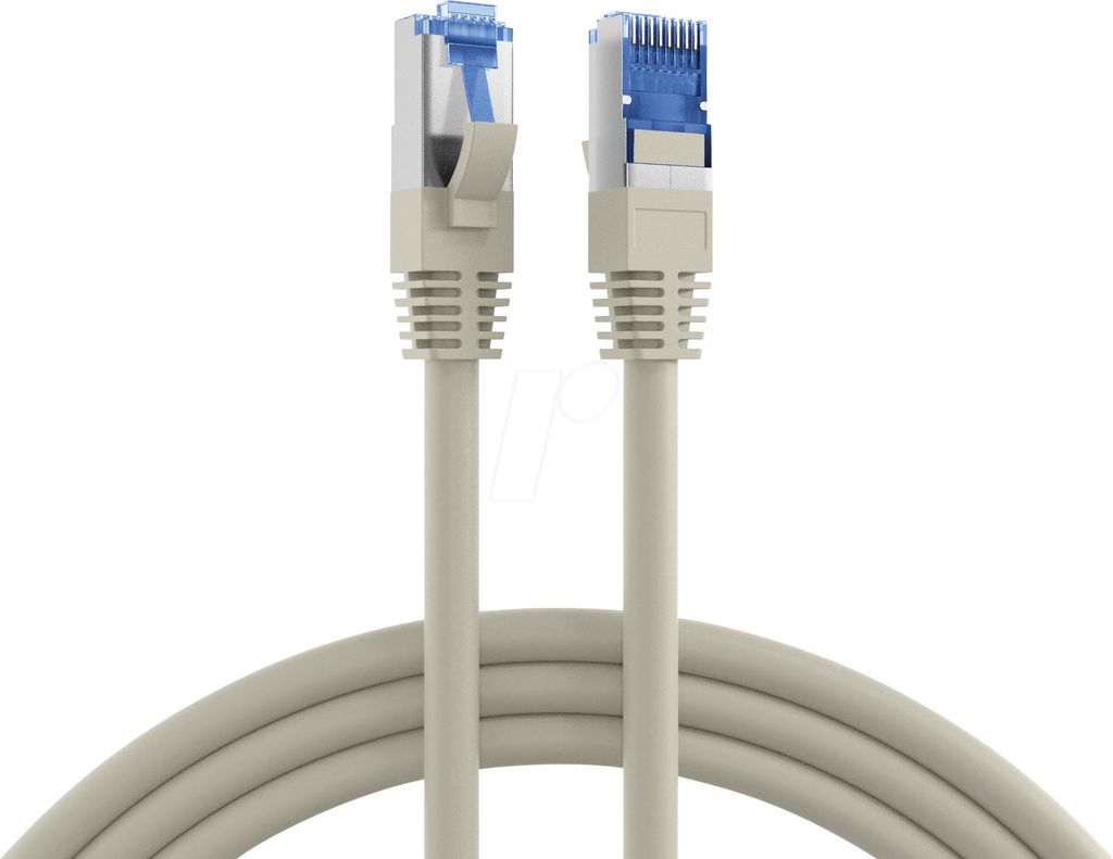 EFB RJ45 Patchkabel S/FTP,Cat.6A,Cat7 TPE superflex,0.25m,gr