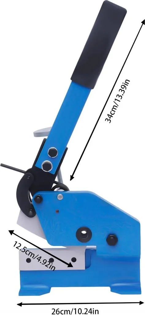 Taglierina a Leva 125mm | Cesoia Manuale da Banco per Tagli Precisi