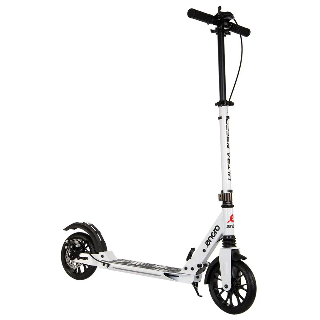 Trottinette haute vitesse Janeiro avec grandes roues de 200 mm blanche