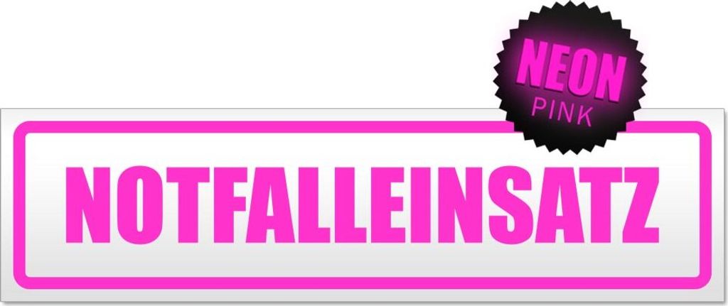 Notfalleinsatz Magnetschild Schild magnetisch