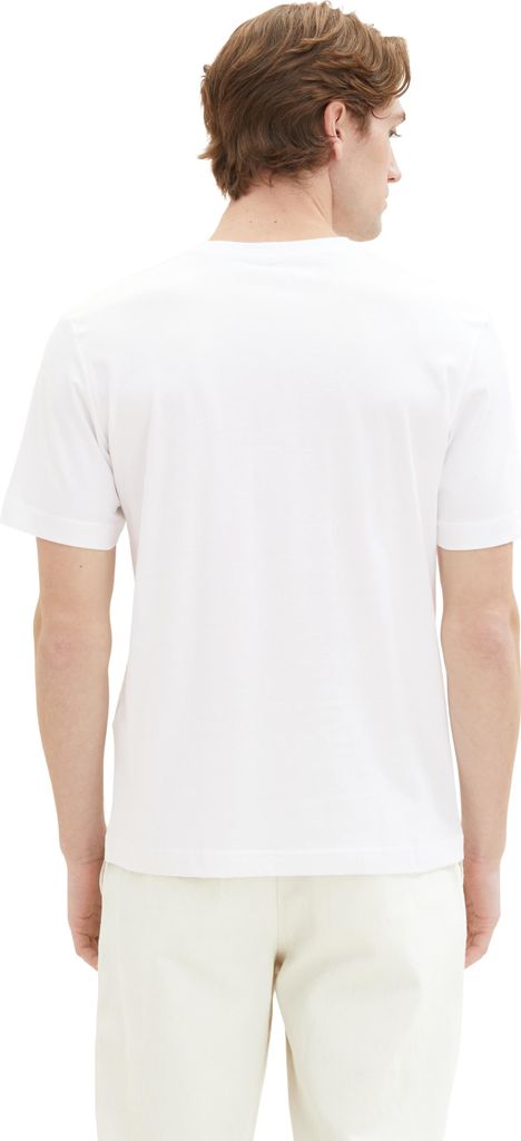 Tom Tailor T-Shirt Kurzarmshirt mit Rundhalsausschnitt, einfarbig im Doppelpack