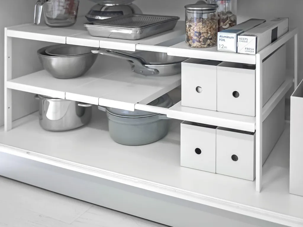 Étagère de Rangement pour Plan de Travail - Extensible 50 à 85 cm - 6