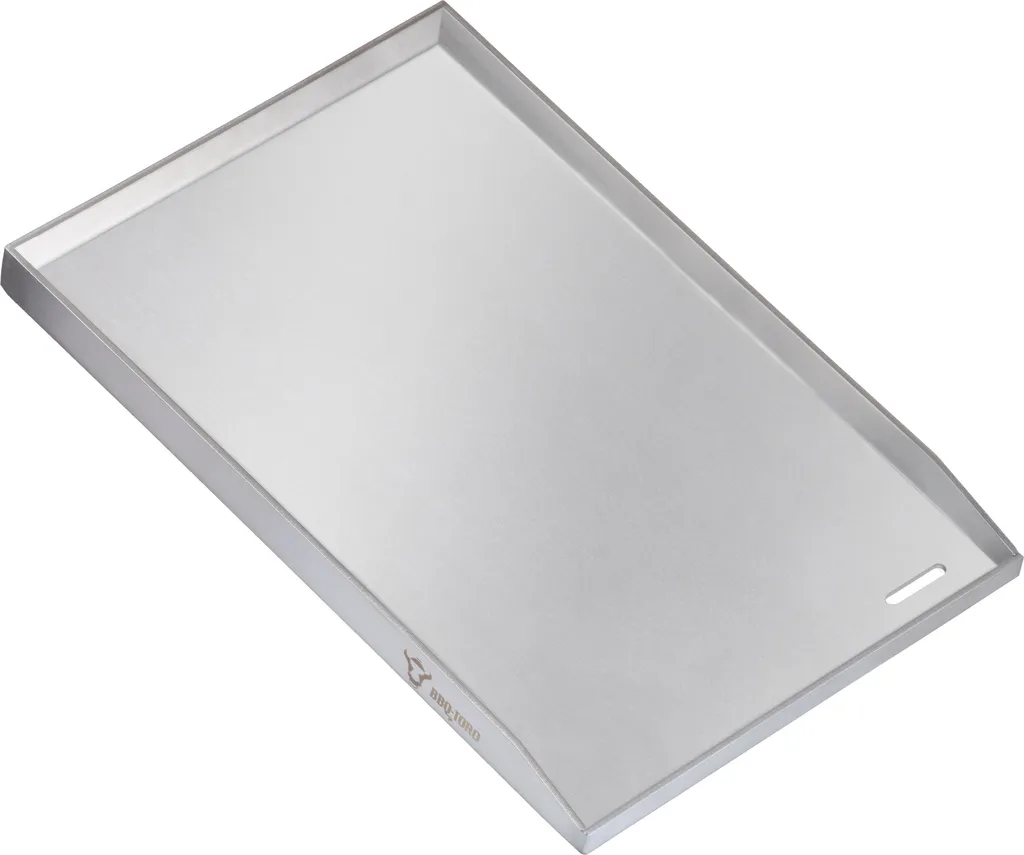 BBQ-Toro Plaque de Gril en Acier Inoxydable 34x48 cm pour Plancha BBQ