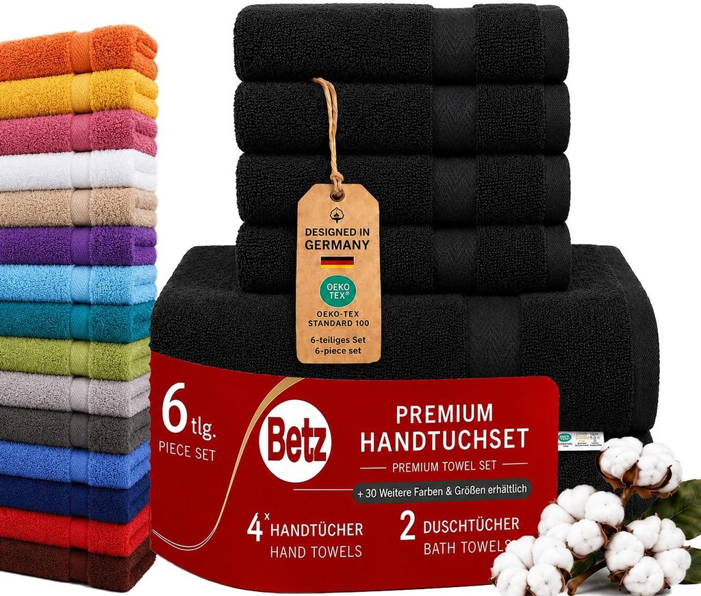 Betz 6er Handtuch Set Premium – 4 Handtücher 50x100 cm – 2 Produktbild 