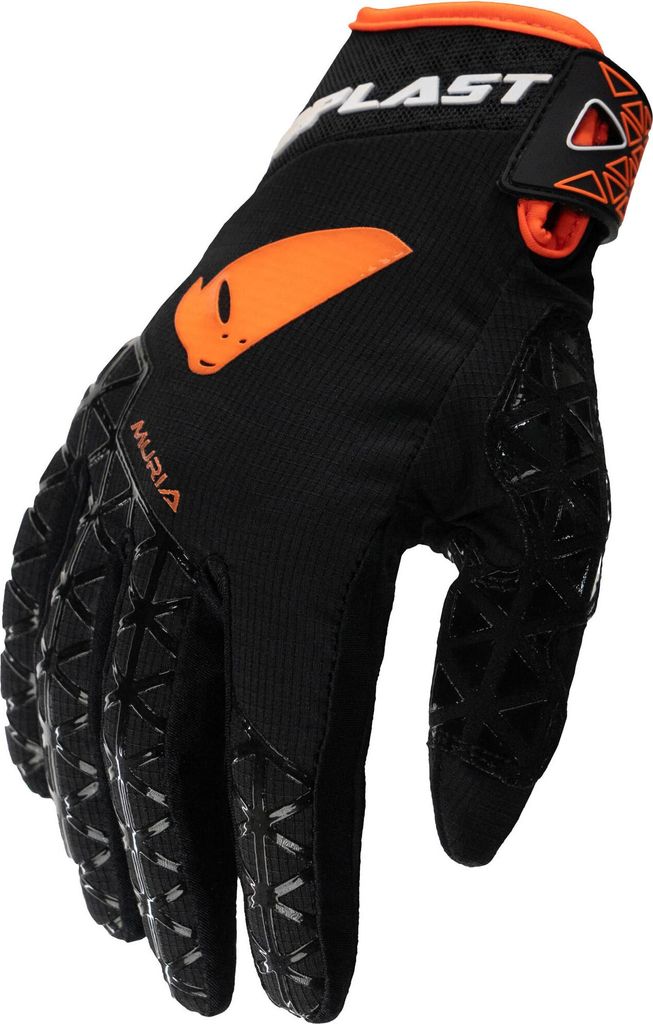 UFO pinkelt Motocross-Handschuh Muria. Handschuhe UFO Muria Orange Schwarz Gr. l