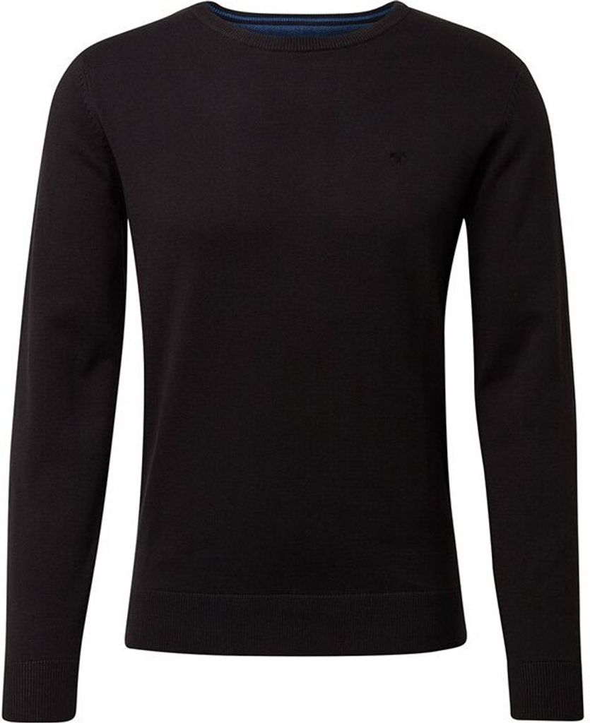 TOM TAILOR Feinstrick Pullover Basic mit Rippbündchen Leger Rundhals Sweater Größe: XXL