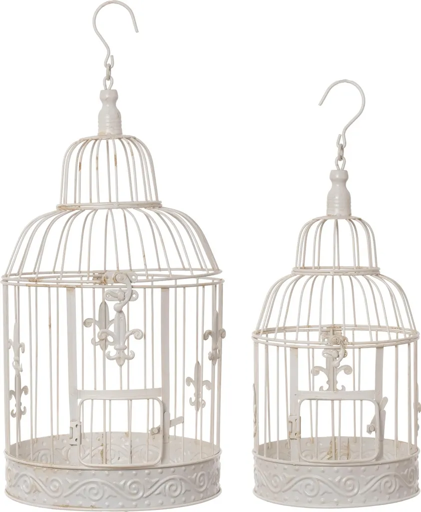 Lanterne Photophore et Suspension Décorative pour Bougies en Lot de 2