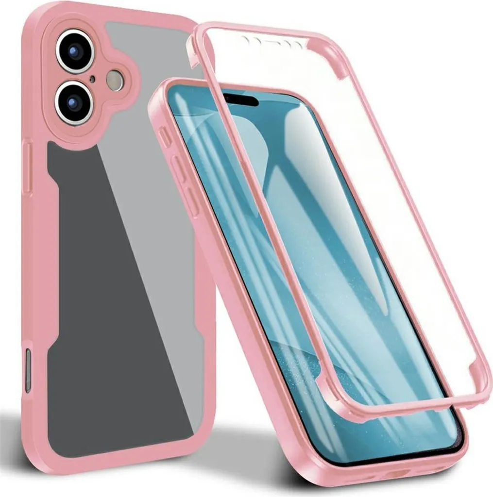 Cover Rosa iPhone 17 Phonesta 360 - Protezione Integrale Elegante
