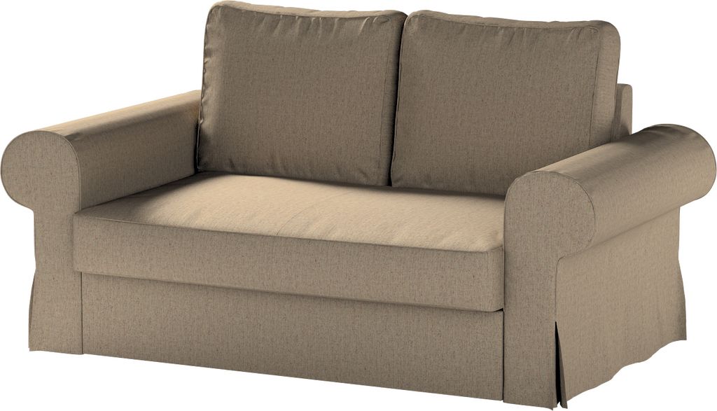 Dekoria Bezug für Backabro 2-Sitzer Sofa ausklappbar, beige, Bezug für Backabro 2-Sitzer Sofa