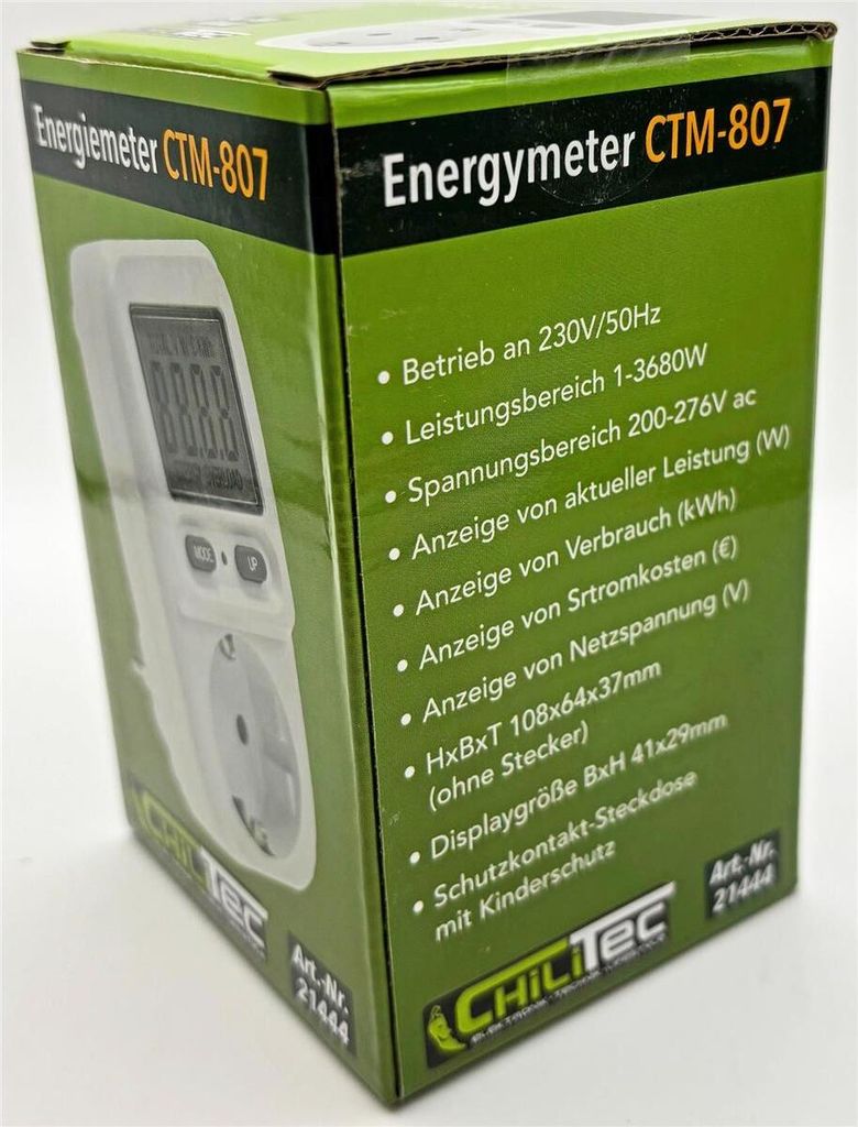 Energiekosten-Messgerät "CTM-807" Produktbild 6