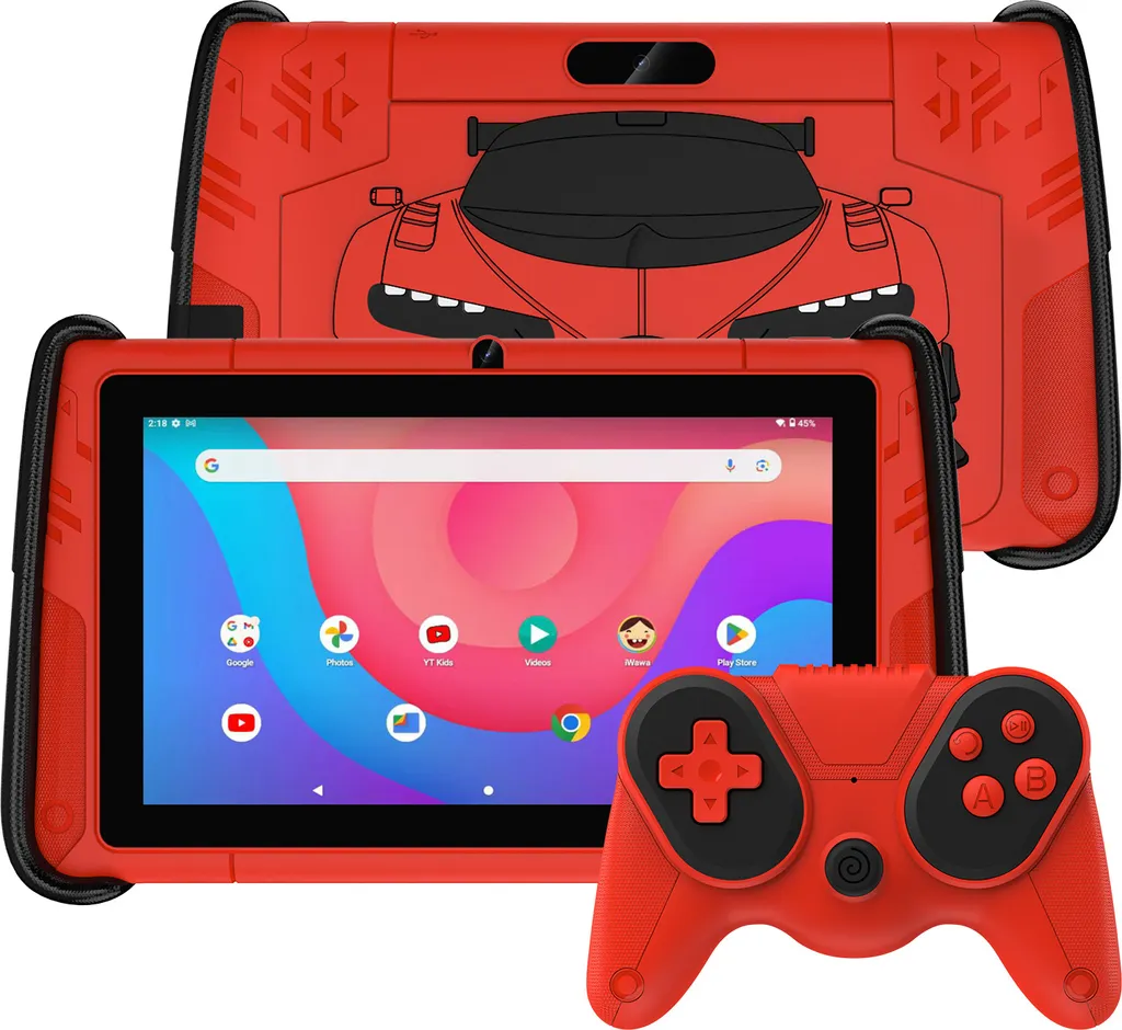 Tablette de voyage pour enfant PRITOM avec coque antichoc voiture