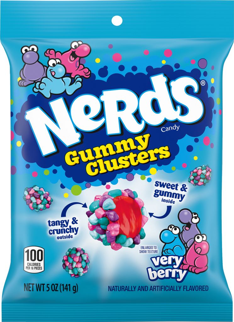 Nerds Gummy Clusters Very Berry 141g Produktbild 
