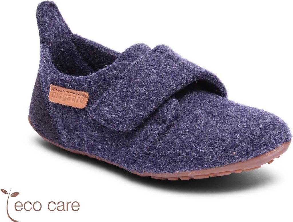bisgaard Casual Wool Kinder Hausschuh, Gr. 25, Blue Produktbild 