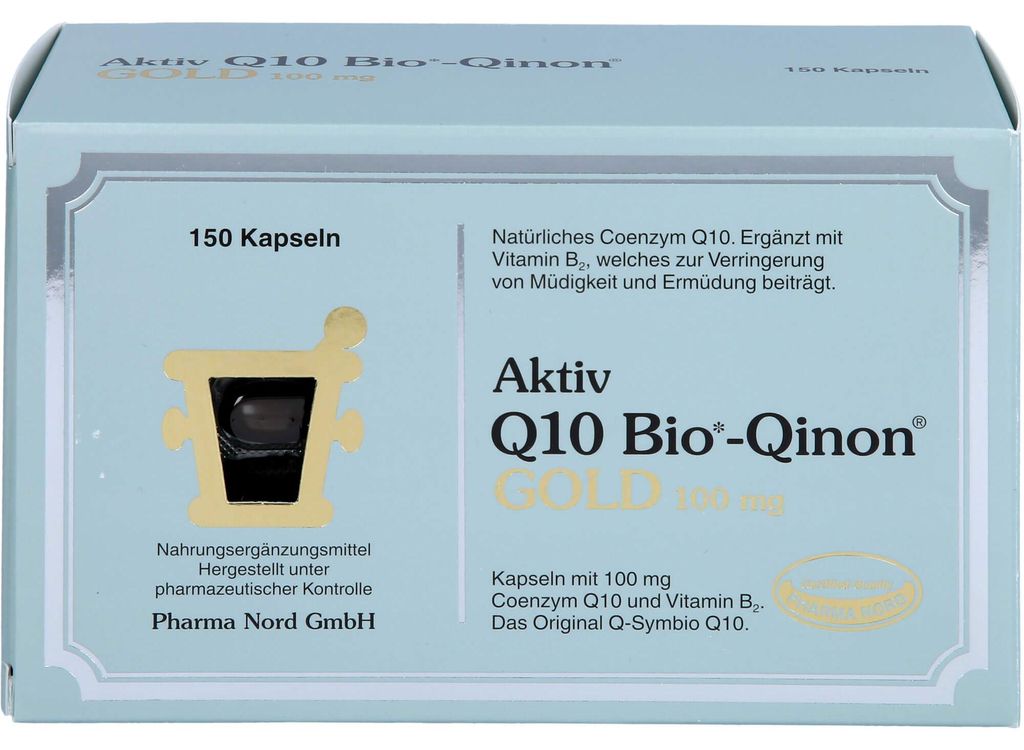 Pharma Nord Aktiv Q10Qinon Gold 100 mg gélules, 150 pcs. Image du produit 
