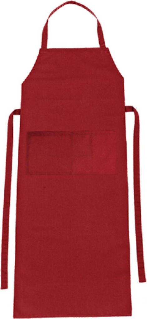 CG Workwear 01146-01 | Latzschürze Verona Classic Bag 90 x 75 cm - Farbe: Regency Red - Größe: 90 x 75 cm
