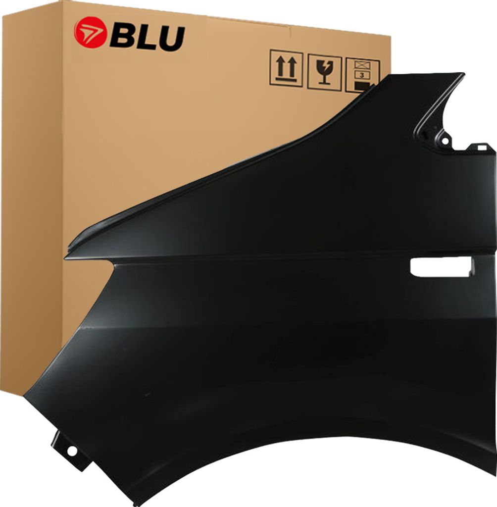 BLU Kotflügel Passend für VW Volkswagen Transporter T6 / Multivan LC9X Links Schwarz DeepBlack | 2015-2019 | Vorderseite Vorne | Lackiert | Einba...