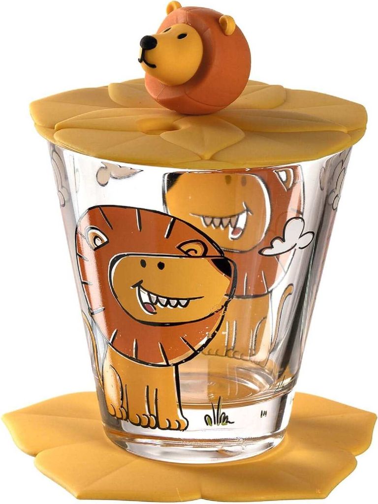 LEONARDO Drinking SET Bambini LION Crocodile Elefant Produktbild 