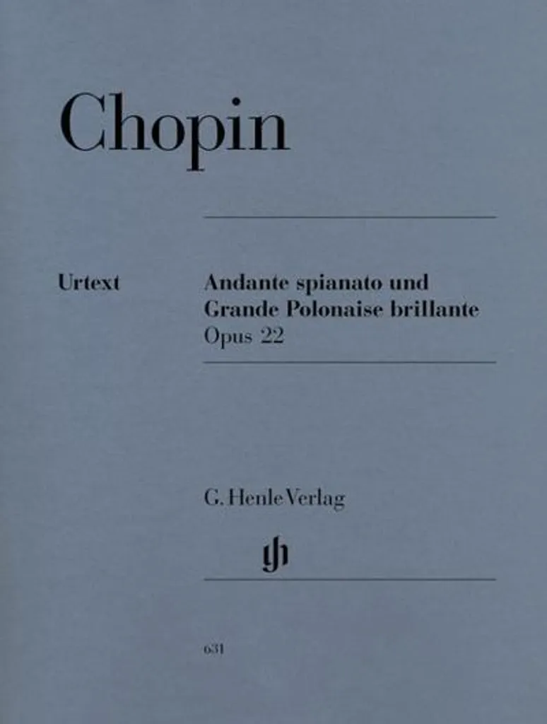 Chopin op. 22 Andante spianato et Grande Polonaise - Édition Urtext