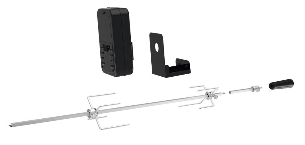 Set universale di spiedini per barbecue con funzionamento a Immagine del prodotto 