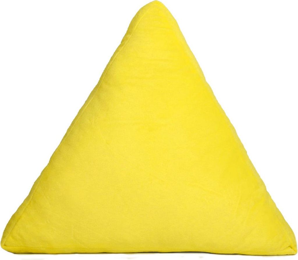 DOMAREX Weiche Kinderkissen 43x50x12 cm – Ideal für Kindergarten & Krippe, Lernspielzeug & Kuschelfreund - gelb