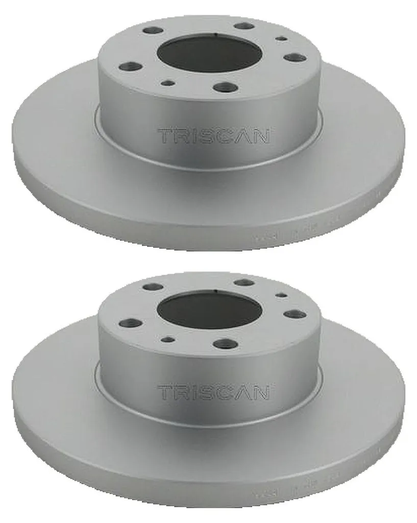 Jeu de disques de frein pleins 280mm pour train avant PEUGEOT BOXER 2.0