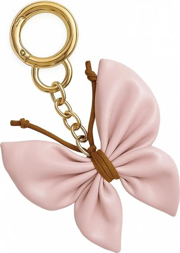 Portachiavi Pelle Rosa Butterfly Flamenco Mystique BRL367R Luxury Accessory