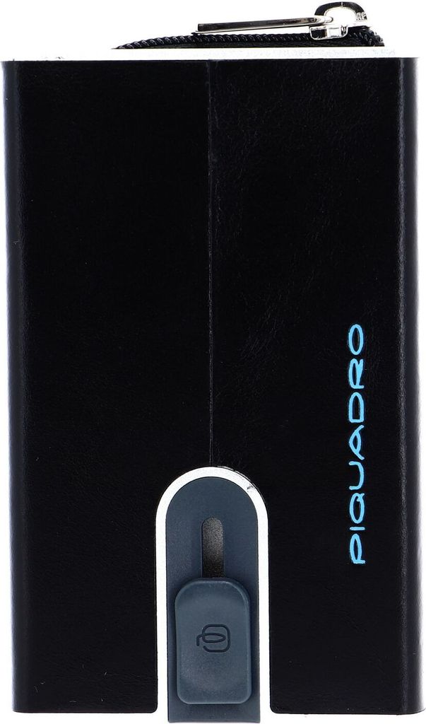 Piquadro Black Square Kreditkartenetui RFID Leder 6 cm