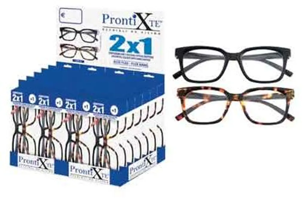 Présentoir pour lunettes de vue TWIN10 2X1 pour 24 paires de montures