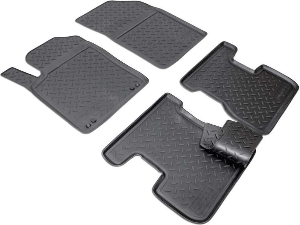 3D Gummi Fußmatten für CITROEN DS3 | BJ 2010-2019 | passgenau mit Rand