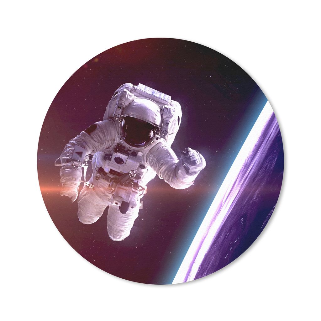 MuchoWow Mauspad Mousepad Weltraum - Erde - NASA - Jungen - Kinder - Kinder 20x20 cm - Mousepads - Maus Mat - Pad - Mausunterlage - Schreibtischm...