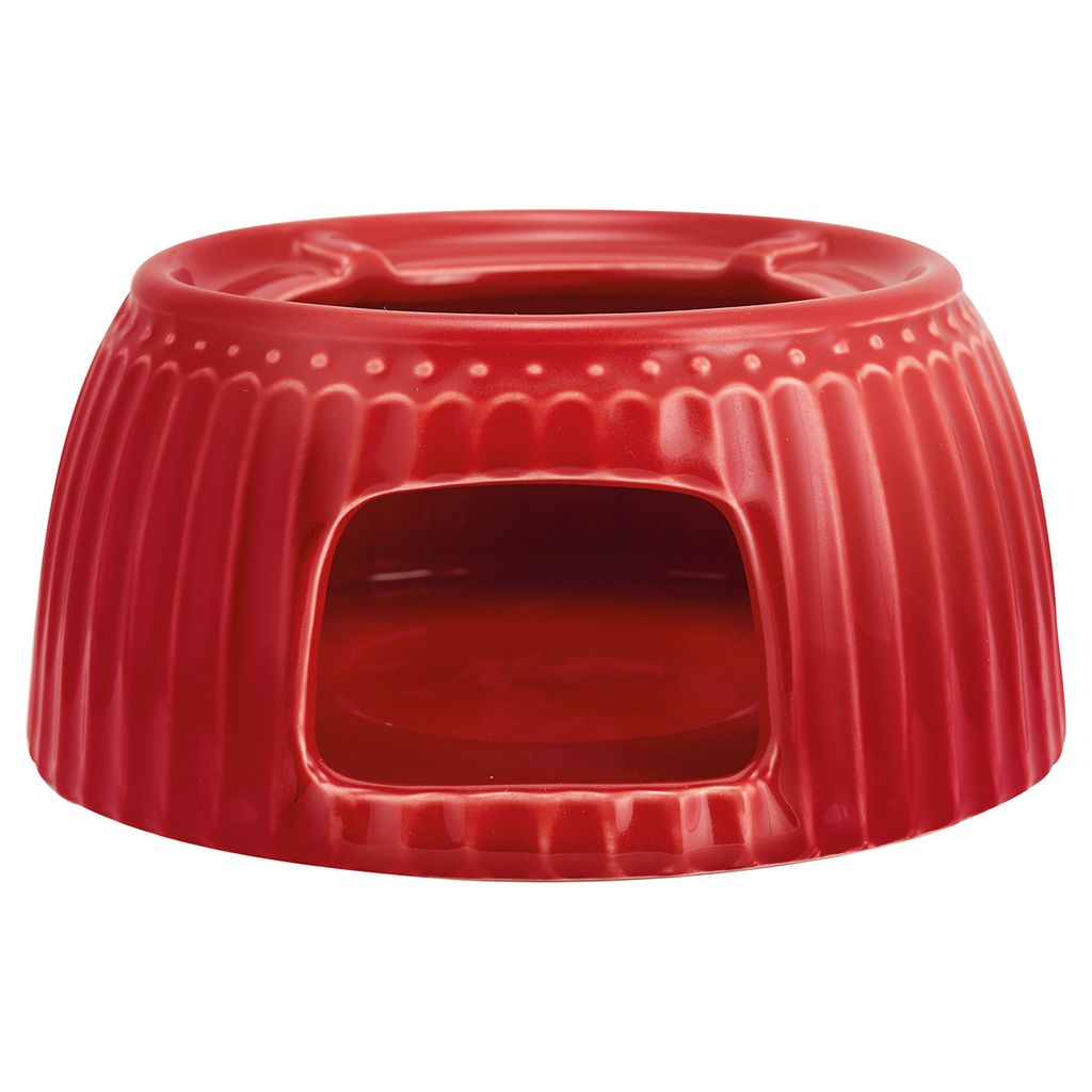 Greengate Alice Stövchen red 13 x 13 x 5 cm