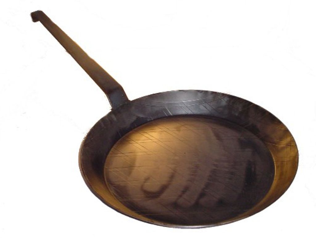 Kaltgeschmiedete Eisenpfanne Bratpfanne Ø 36 cm Produktbild 