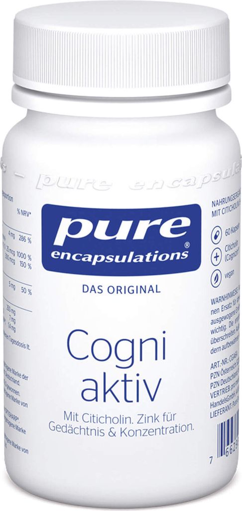 Pure Encapsulations Cogni aktiv, 60 St KAP Produktbild 