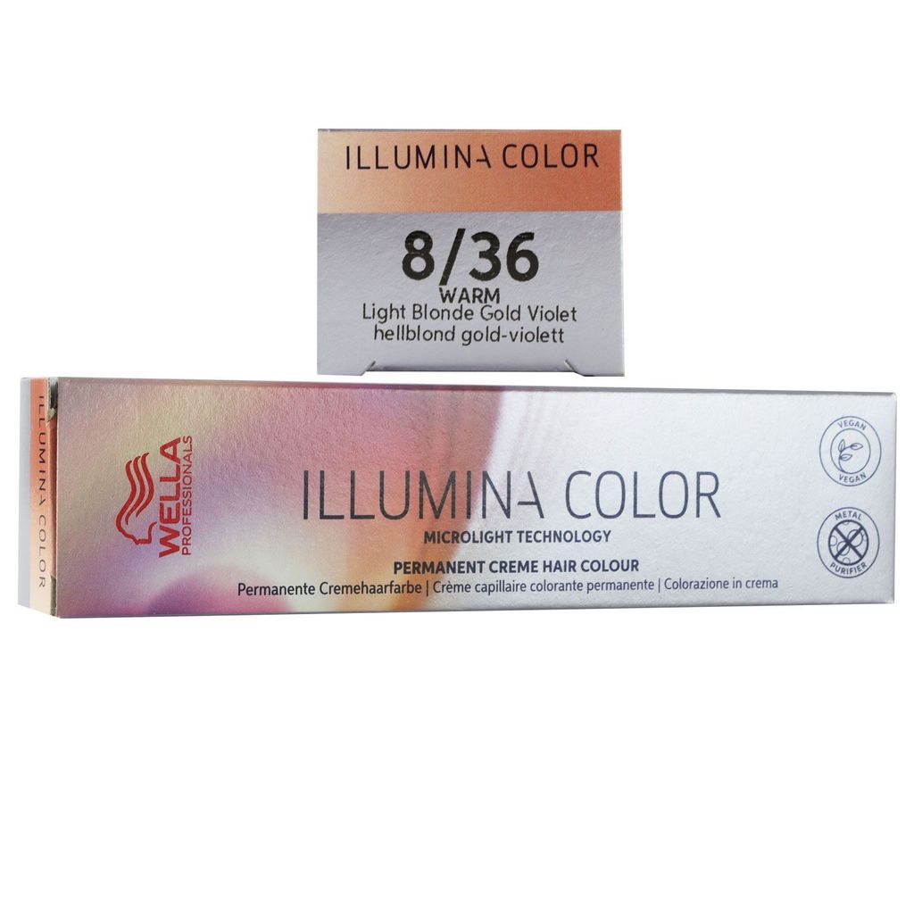 Wella Illumina Color 8/36 hellblond gold-vio.60 ml