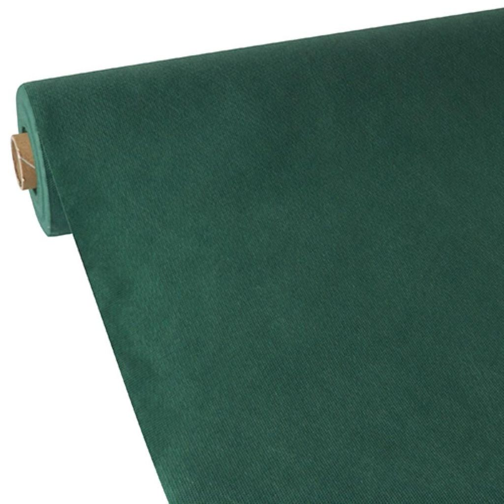 Papstar Vlies Tischdecke dunkelgrün Soft Selection 1,18x40 m