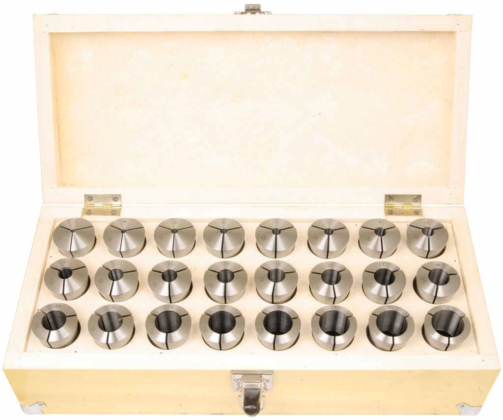 ELMAG Spannzangen-Set 5C, 24-tlg., 3 - 26 mm