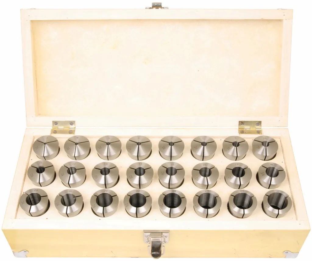 Set de pinces de serrage Elmag 5C 88460 pour usinage de précision CNC