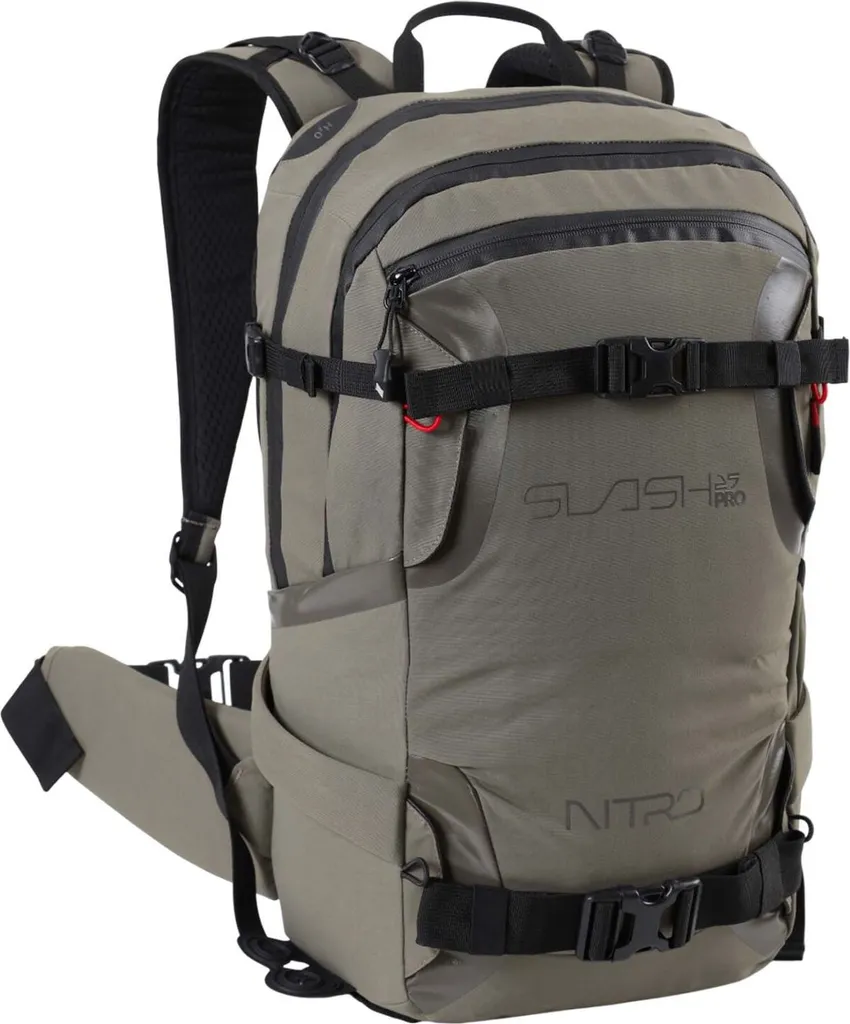 Sac à dos Nitro Slash 25 Pro robuste avec finition Waxed Lizard grise - 2