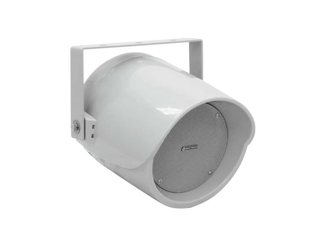 OMNITRONIC PS-30S Haut-parleur projecteur de son 30W blanc certifié IP44