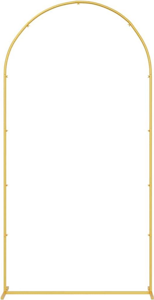Hochzeitsbogen Gold 100 x 39 x 200 cm Stahl