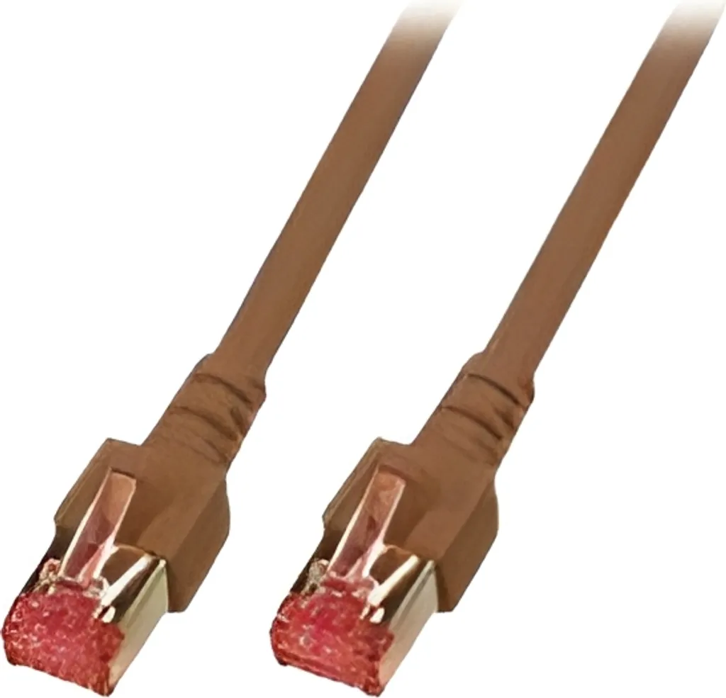 Cavo Patch EFB K5517.0,25 S/FTP Cat.6 LSZH Marrone 0,25m | Shop Online