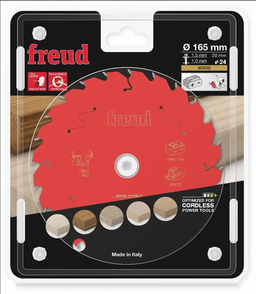 Lame de Scie pour Débit de Bois Rapide et Propre sans fil 165 mm