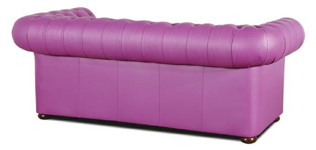 CHESTERFIELD Kunstleder SOFA 3-SITZER NEU Leder Sofa Couch Garnitur Dreisitzer