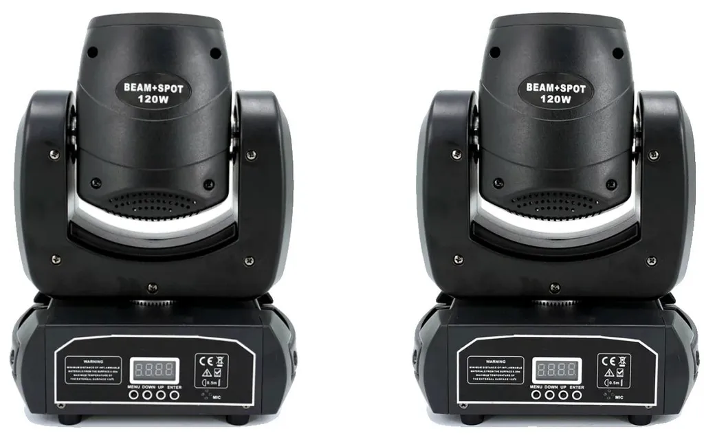 Projecteur de scène LED avec prise EU et modes d'éclairage variés 50W